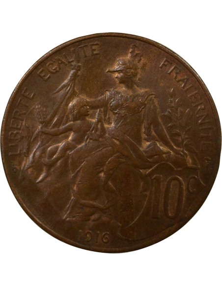 Dupuis 10 centimes Bronze 1916 A Paris