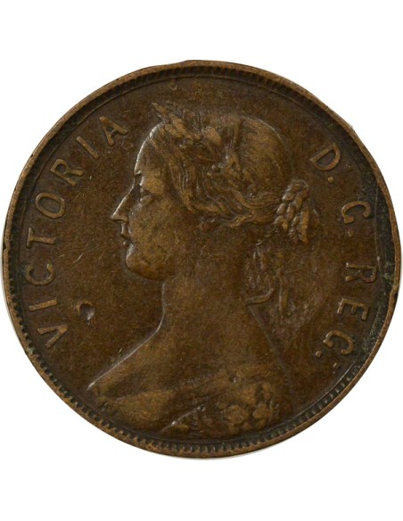 Reine 1 cent Bronze 1876 H Heaton
