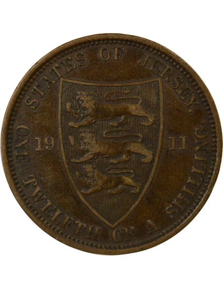 Empereur des Indes 1/12 shilling Bronze 1911 Londres