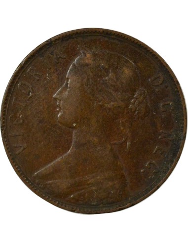 Reine 1 cent Bronze 1880 Londres