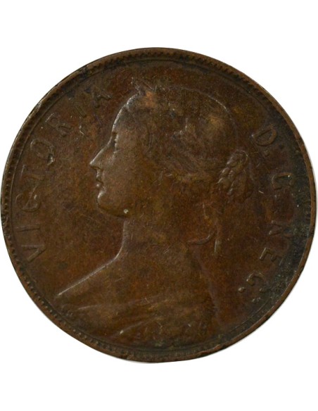 Reine 1 cent Bronze 1880 Londres
