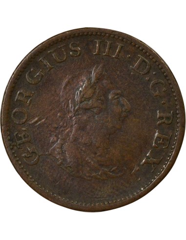 Roi de Grande-Bretagne et d´Irlande 1/2 penny Cuivre 1805 Birmingham