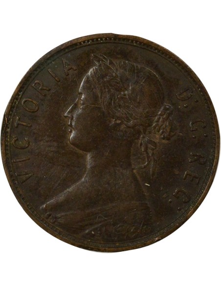 Reine 1 cent Bronze 1896 Londres