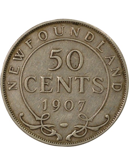 Empereur des Indes 50 cents Argent 1907 Londres