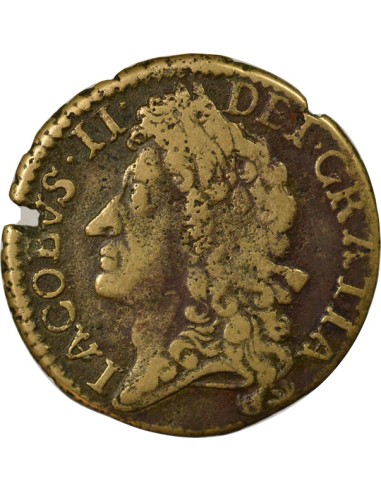 Irlande Roi Jacques II 12 pence Laiton 1689