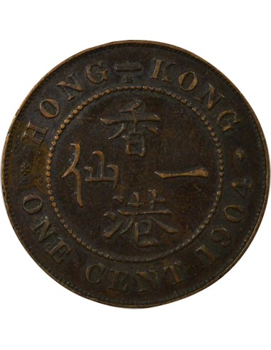 Empereur des Indes 1 cent Bronze 1904 H Heaton