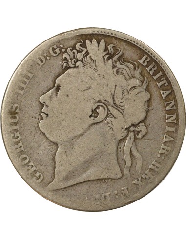 Roi de Grande-Bretagne et d´Irlande 2e Type 1/2 couronne Argent 1823 Londres