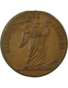Exemple aux Peuples 1 médaille Cuivre 1848 2