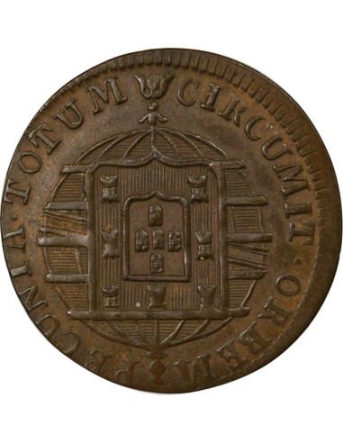 Brésil Jean VI du Portugal 20 reis Cuivre 1821 R Rio de Janeiro