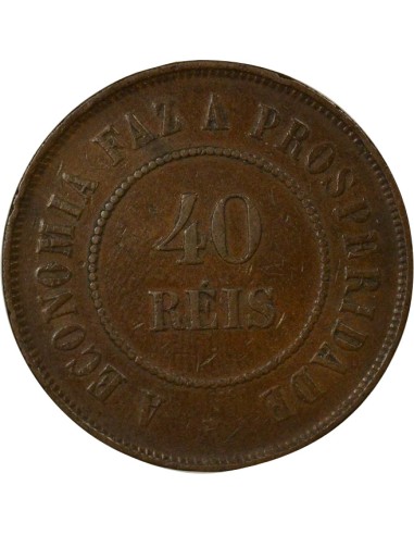 Brésil 40 reis Cuivre 1911