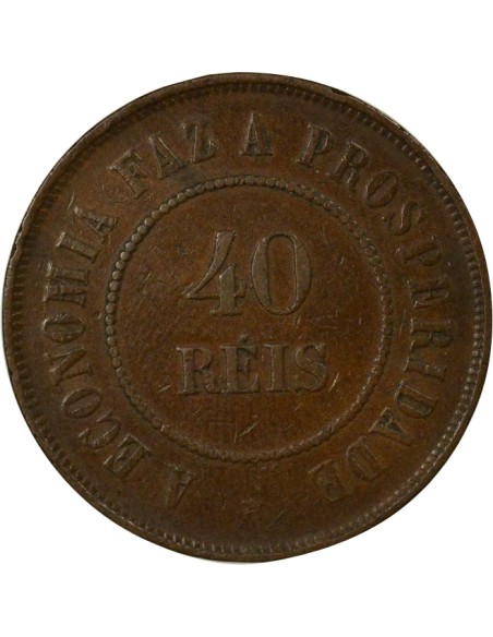 Brésil 40 reis Cuivre 1911