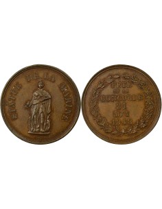 Fête de la Concorde 1 médaille Cuivre 1848