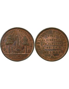 Emile Thomas Ateliers Nationaux 1 médaille Cuivre 1848