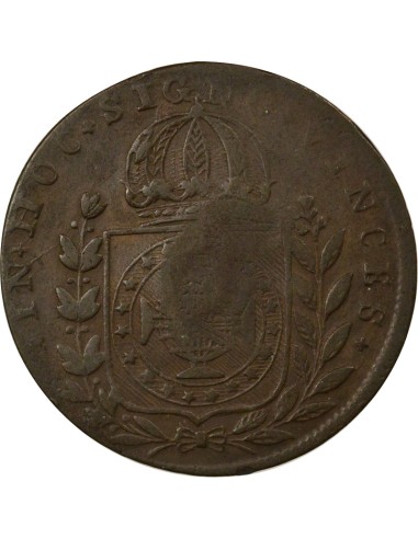 Brésil Pedro II 20 reis Cuivre 1835