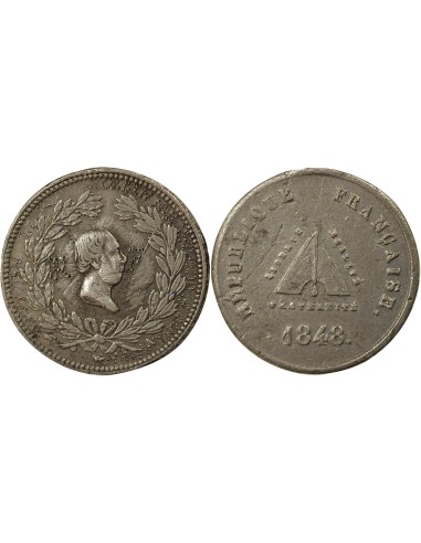 Ledru Rollin 1 médaille Etain 1848 A - Paris