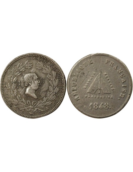 Ledru Rollin 1 médaille Etain 1848 A - Paris