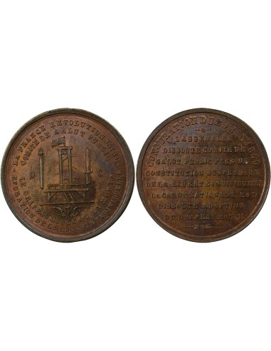 Comité du Salut Public 1 médaille Cuivre 1849