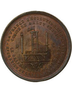 Comité du Salut Public 1 médaille Cuivre 1849 2