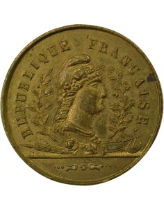 Rétablissement de la Rep. 1 médaille Laiton 1848 2