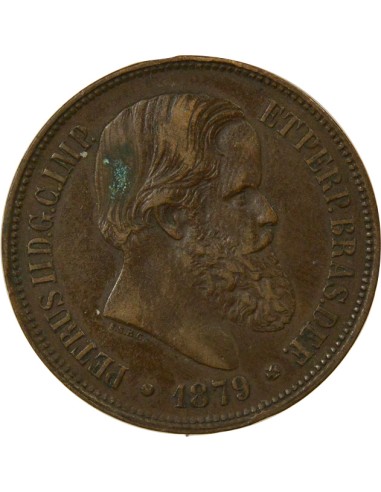 Brésil Pedro II 40 reis Cuivre 1879