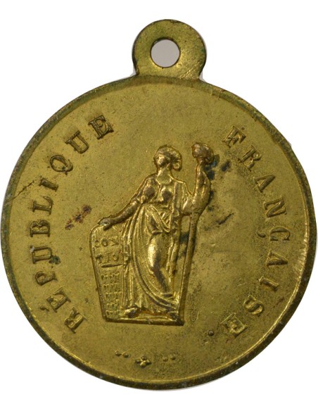 Promulgation de la Constitution  1 médaille Laiton 1848