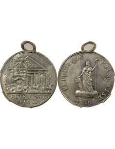 Fête Nationale 1 médaille Etain 1848