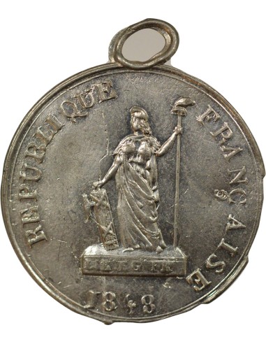 Fête Nationale 1 médaille Etain 1848