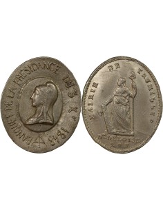 Banquet de la Présidence 1 médaille Etain 1848