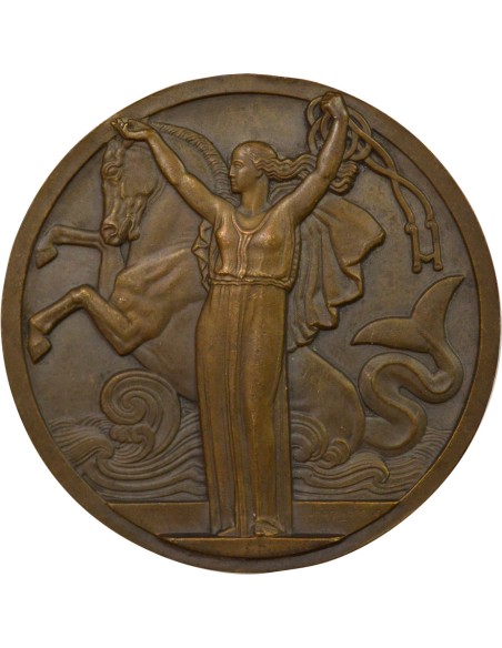 Cie Générale Transatlantique 1 jeton Bronze 1935 A Paris