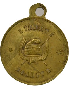 Révolution de Février 1 médaille Laiton 1848 2
