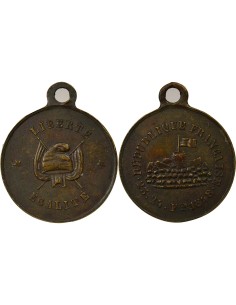 Révolution de Février 1 médaille Laiton 1848