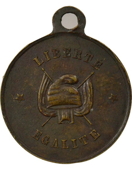 Révolution de Février 1 médaille Laiton 1848