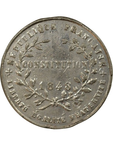 Adoption de la Constitution 1 médaille Etain 1848