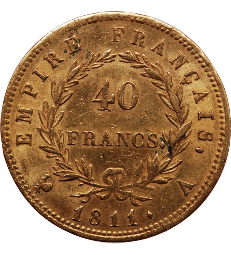 NAPOLEON Ier﻿ - 40 FRANCS OR 1811 A PARIS