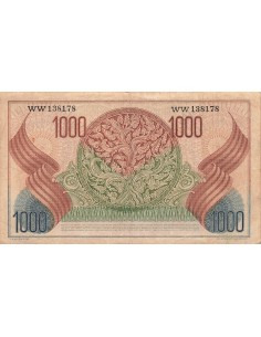 Indonésie 1000 rupiah 1952 2