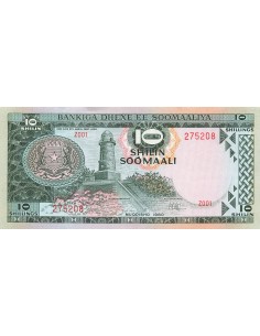 Somalie 10 shillings 1980
