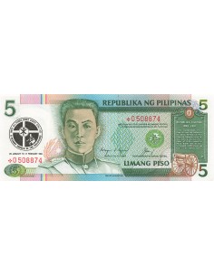 Philippines 5 piso 1991