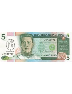 Philippines 5 piso 1987