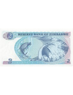 Zimbabwe 2 dollars 1983 2