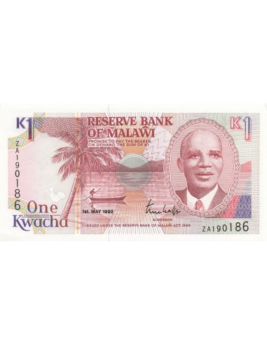 Malawi 1 kwacha 1992