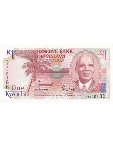 Malawi 1 kwacha 1992