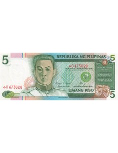 Philippines 5 piso 1990