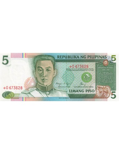 Philippines 5 piso 1990