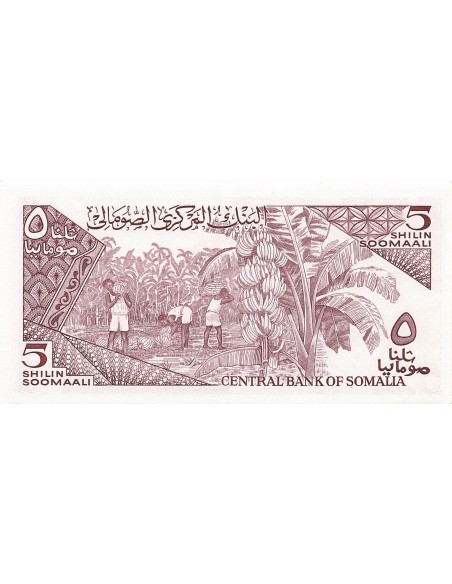 Somalie 5 shillings 1987
