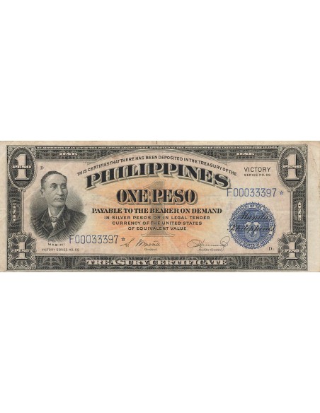 Philippines 1 peso 1944