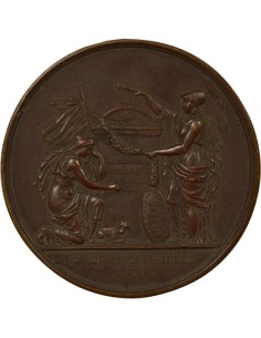 aux Victimes des Trois Glorieuses 1 jeton Bronze 1830 2