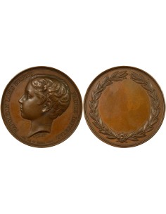 Louis-Napoléon Bonaparte 1 jeton Bronze 1863 A Paris