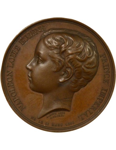 Louis-Napoléon Bonaparte 1 jeton Bronze 1863 A Paris