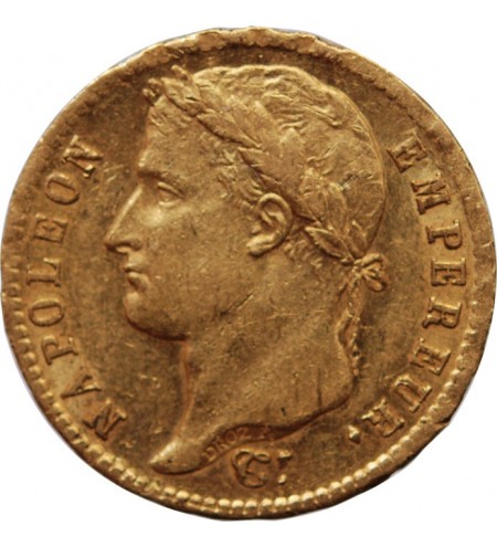 NAPOLEON Ier﻿ - 20 FRANCS OR 1812 A PARIS﻿