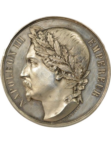 Napoléon III Concours Hippique 1 jeton Argent 1852 A Paris